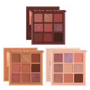Eyeshadow palette 9 colors nude matte shimmer private logo eyeshadow makeup