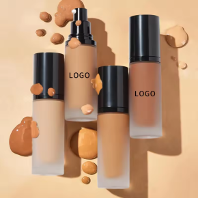 Custom Logo Matte Foundation Full Coverage Moisturizing Sunscreen Makeup Contour High Quality Liquid Foundation