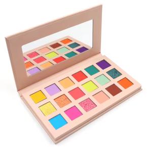 Fashion Makeup 18 Colors High Pigment Glitter Eyeshadow Private Label Eyeshadow Palette