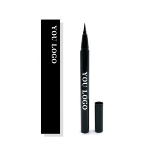 Factory wholesale waterproof black liquid eyeliner pen vegan long lasting liquid eyeliner
