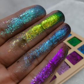 Customized Logo 15 Colors Duo Chrome Multi Chrome Chameleon Magic Eyeshadow