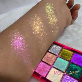 OEM factory customized 9 color eyeshadow duo chrome chameleon eyeshadow palette
