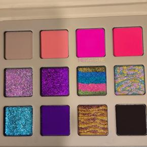 Multi-chrome glitter 12-color marble texture eyeshadow palette rainbow texture multiple effects