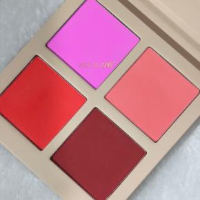 Private label manufacturer 4 color blush palette cosmetics custom logo powder blush